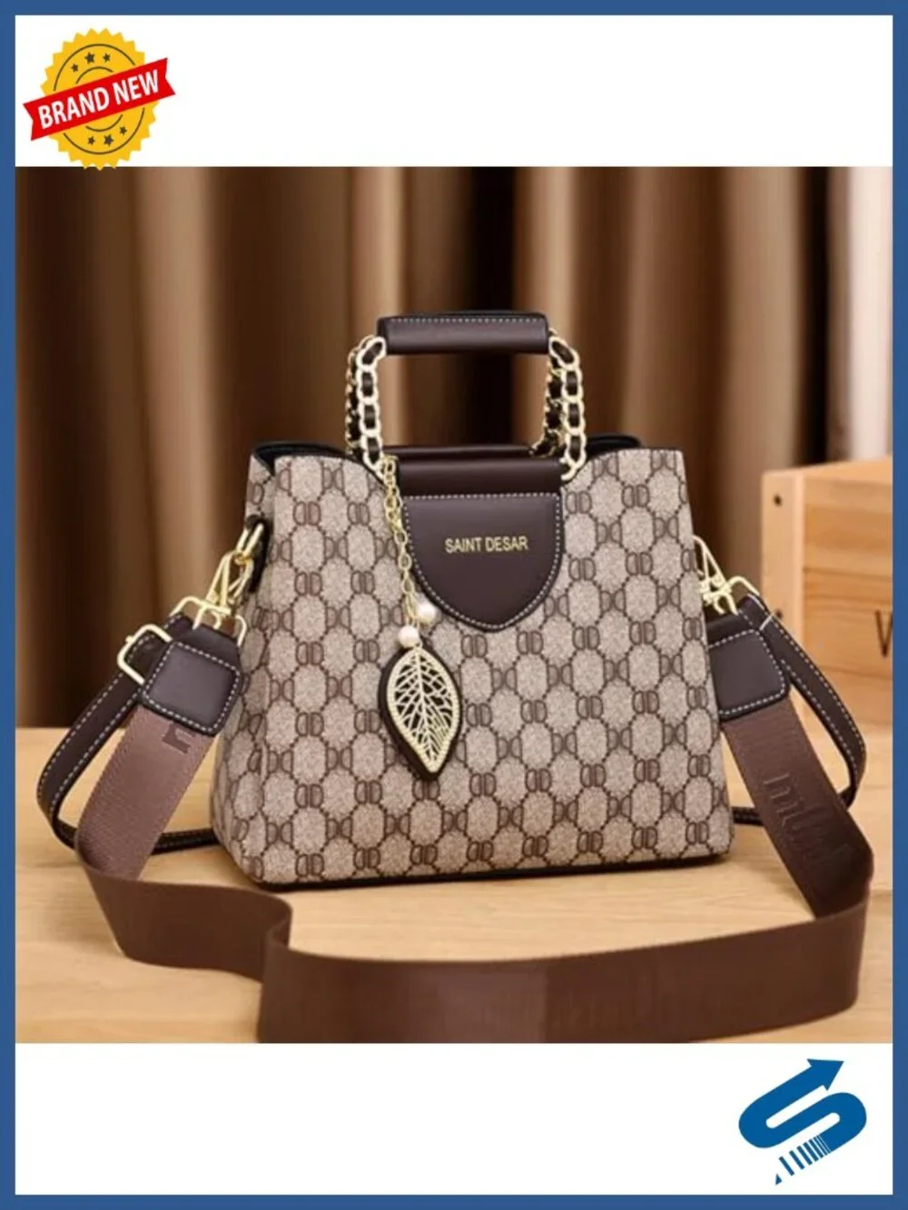 Elegant Women's PU Leather Satchel Handbag Messenger Shoulder Crossbody Bag